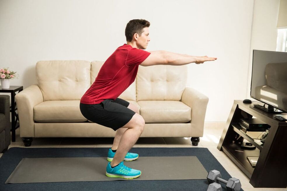 Les squats aident à développer les muscles responsables de la puissance. 